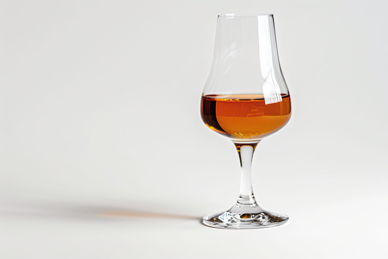 Image gratuite Verre de rhum sur fond blanc 2