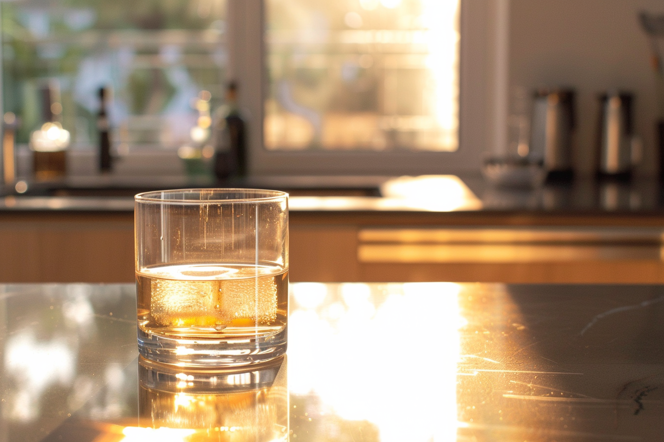 Image gratuite Verre de saké en cuisine moderne 1