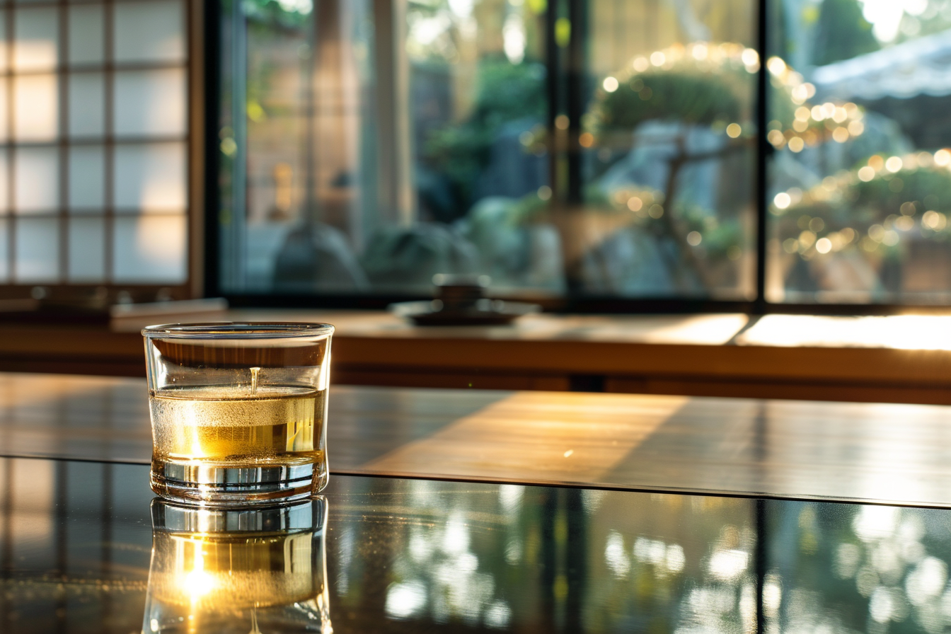 Image gratuite Verre de saké en cuisine moderne 4