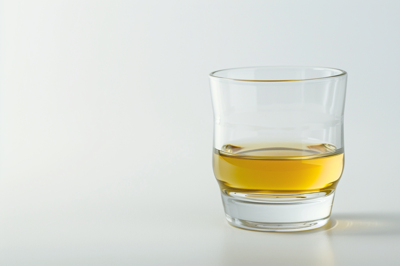 Image gratuite Verre de saké sur fond blanc 1