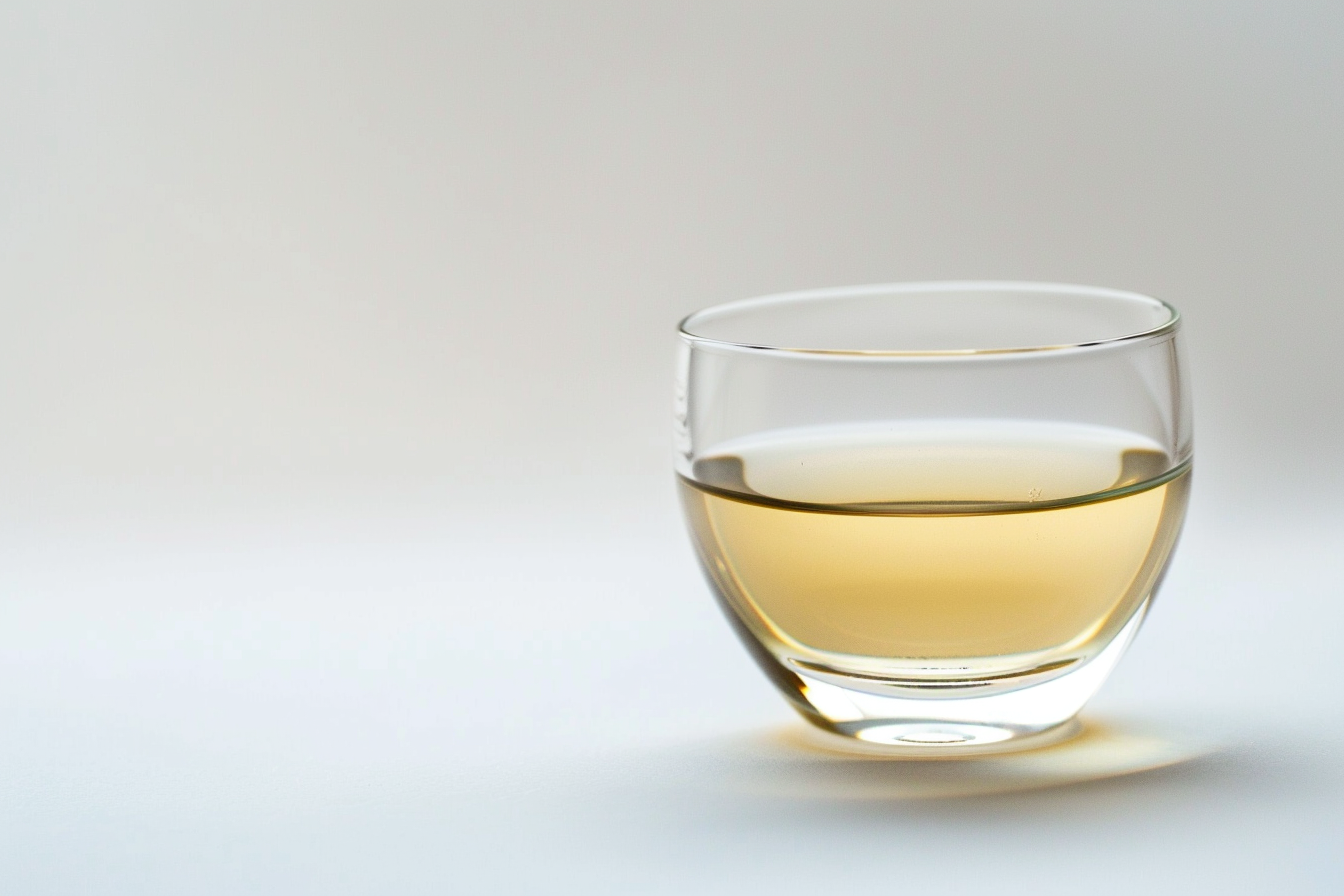 Image gratuite Verre de saké sur fond blanc 2