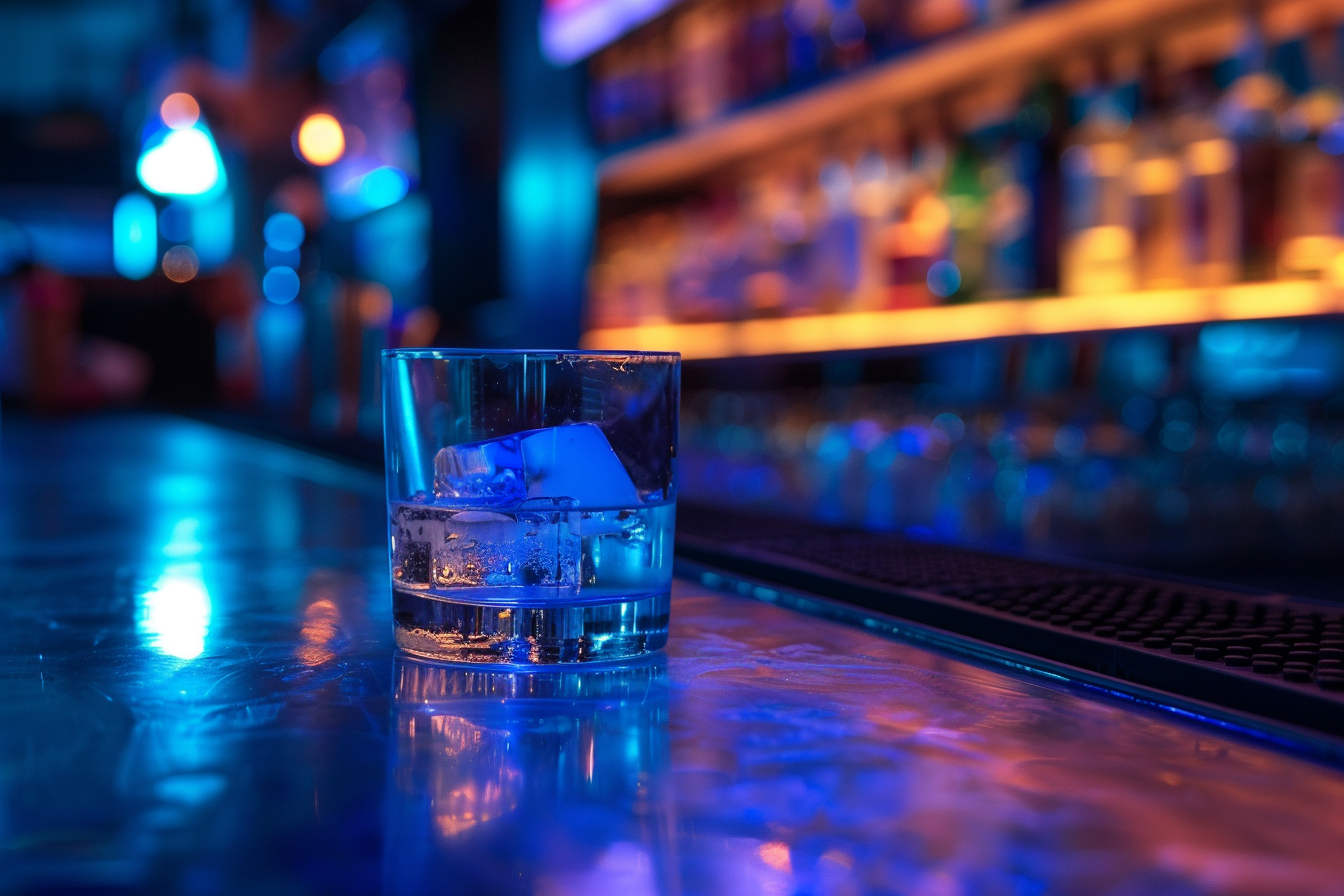 Image gratuite Verre de vodka en bar moderne 2