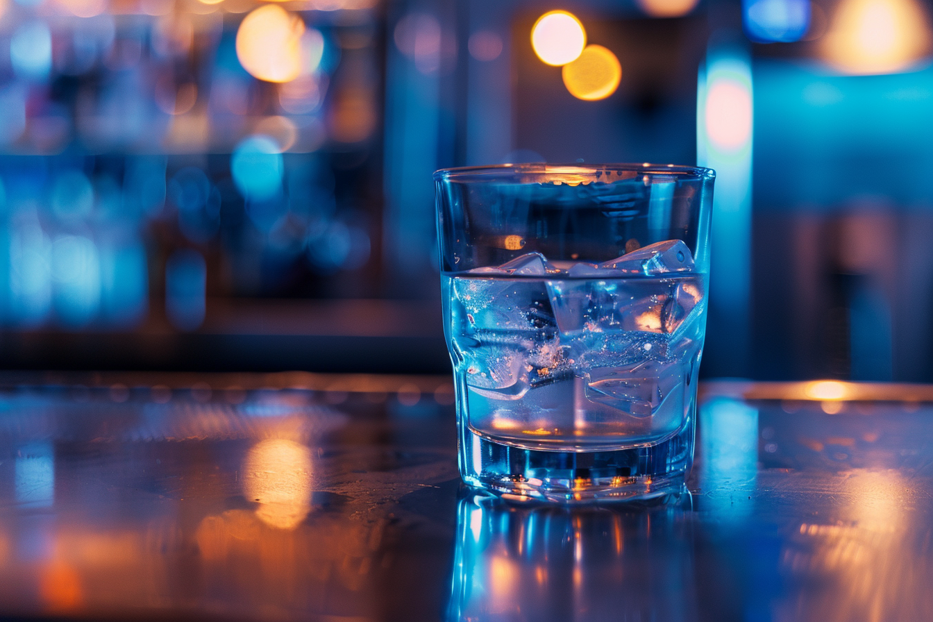 Image gratuite Verre de vodka en bar moderne 3