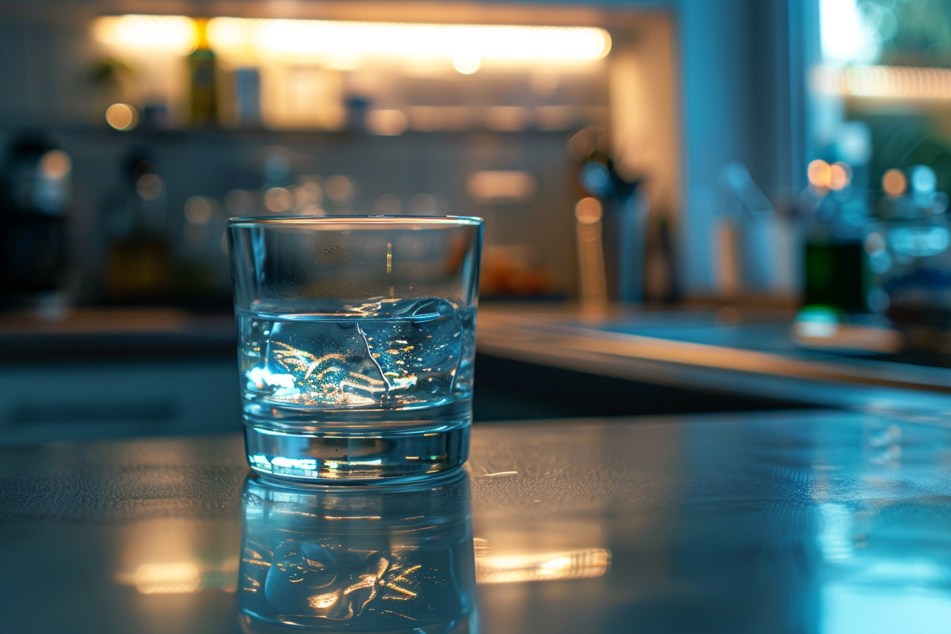 Image gratuite Verre de vodka en cuisine moderne 1