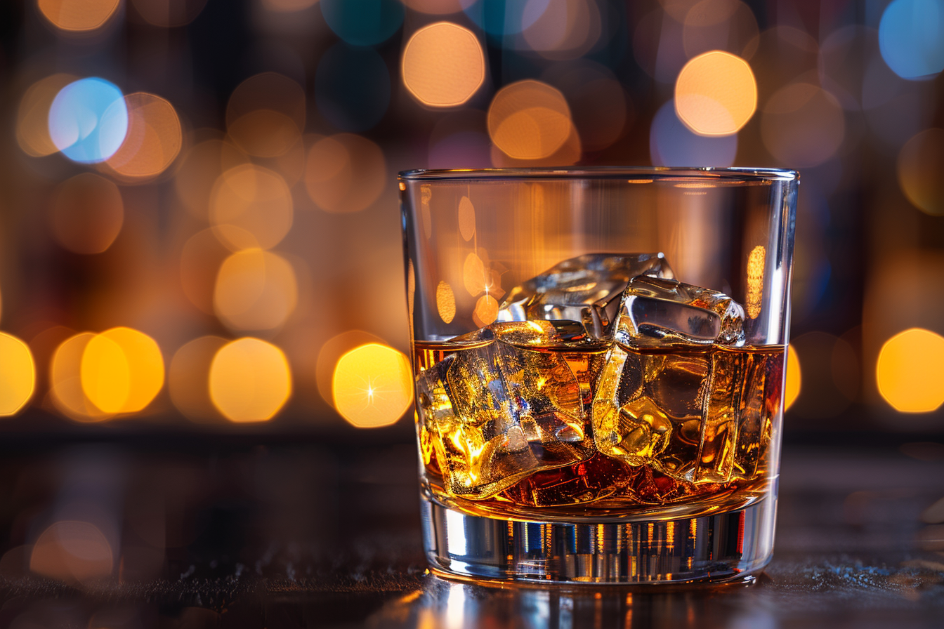 Image gratuite Verre de whisky avec glace 2