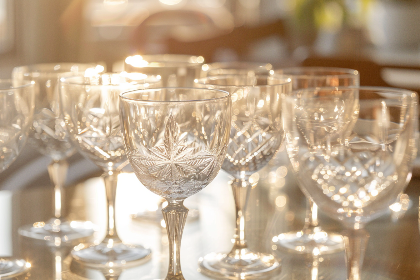 Image gratuite Verres vin cristal gravures 1