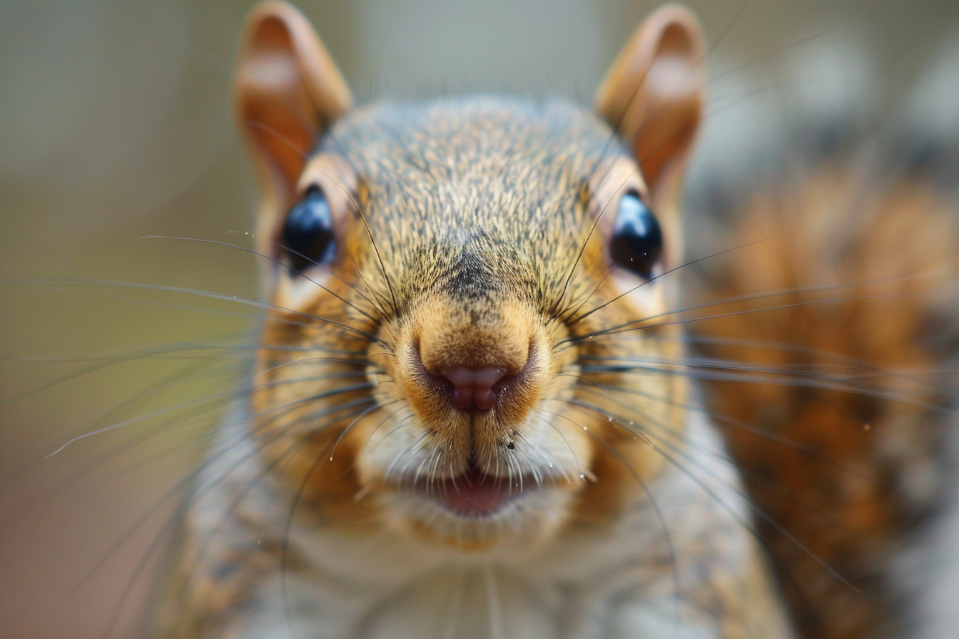 Image gratuite Visage d&rsquo;écureuil curieux 1