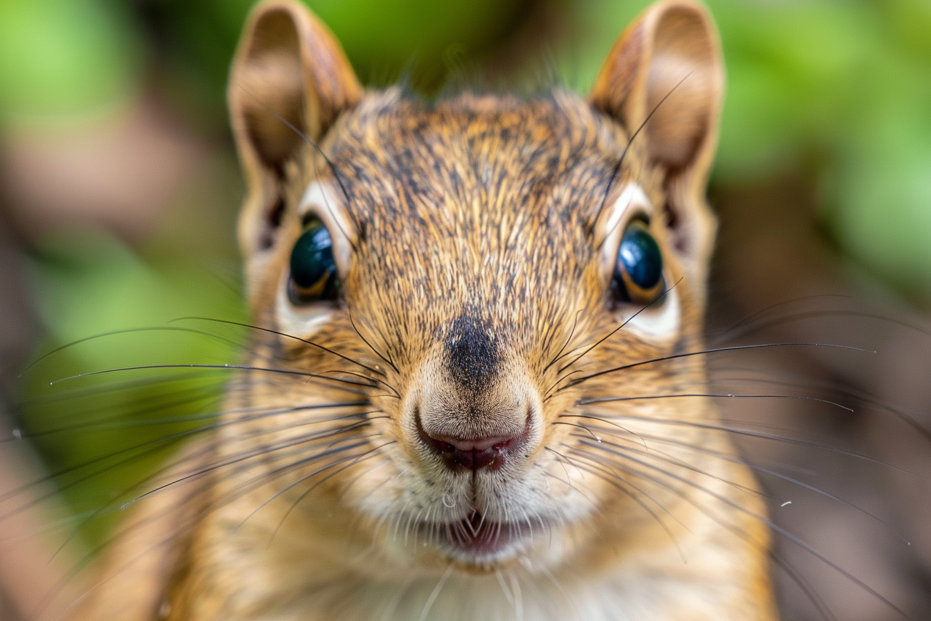 Image gratuite Visage d&rsquo;écureuil curieux 2