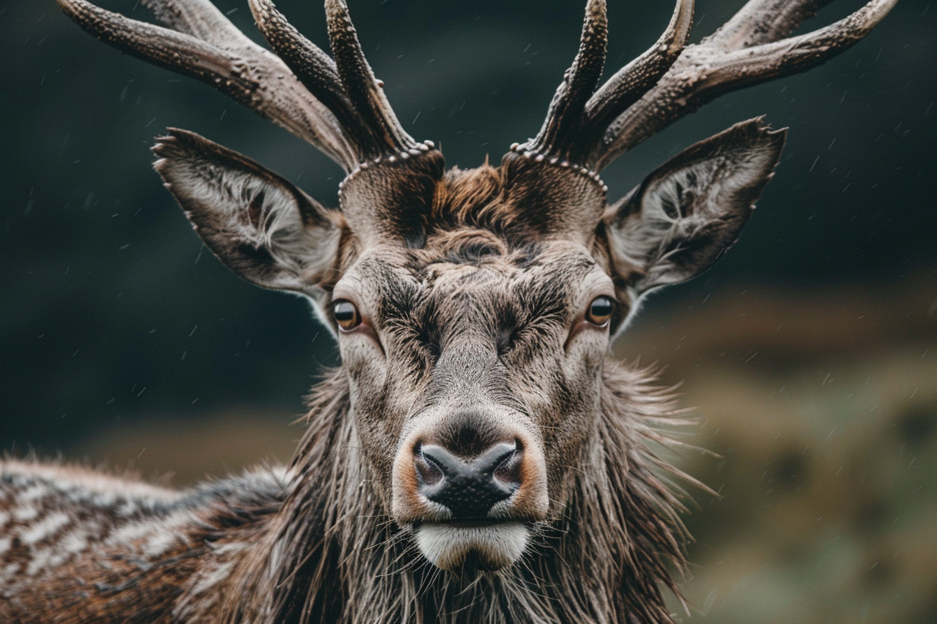 Image gratuite Visage de cerf gros plan 1