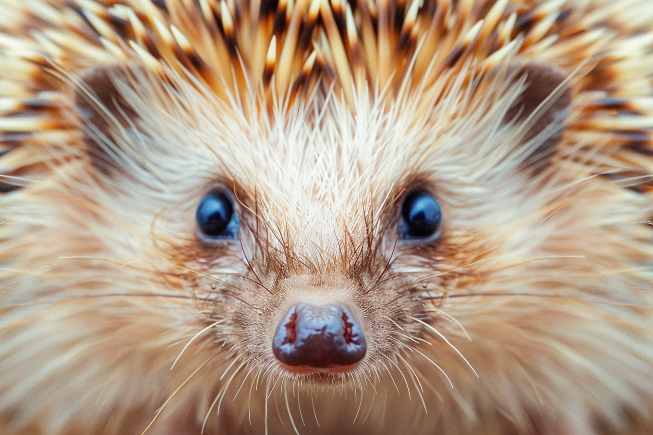 Image gratuite Visage de hérisson avec piquants 1