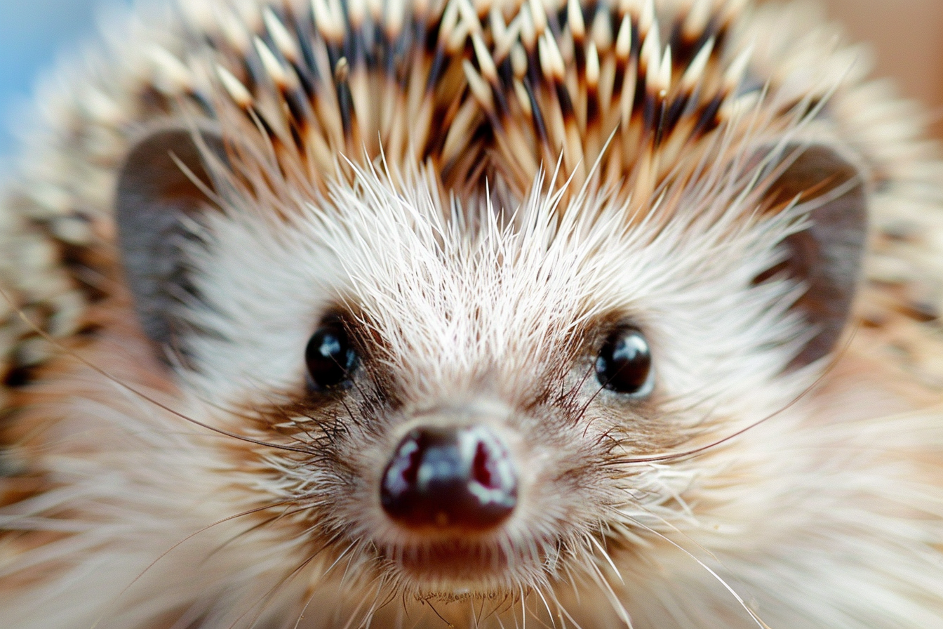 Image gratuite Visage de hérisson avec piquants 2