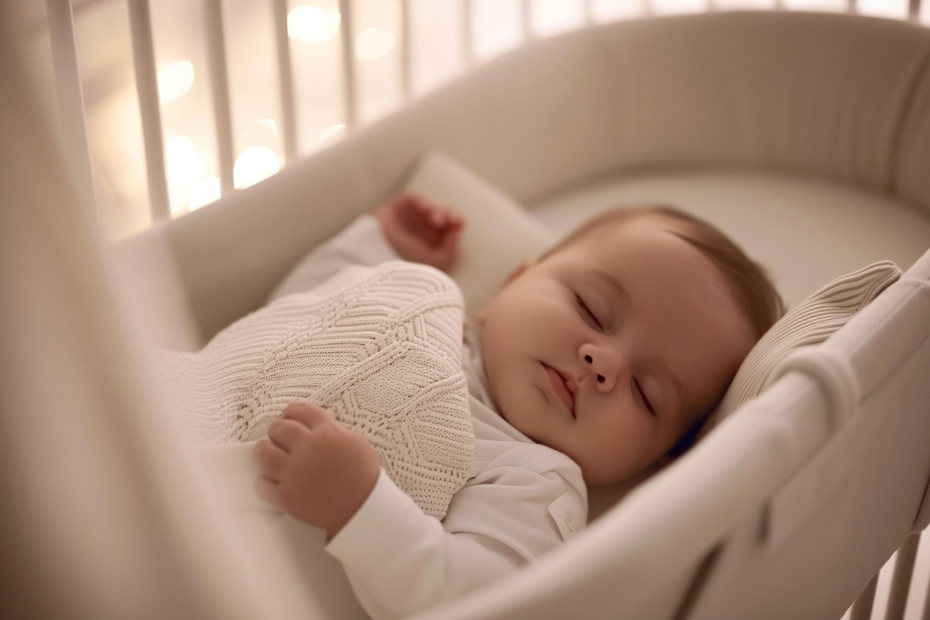 Image gratuite Visage serein du nouveau-né 3