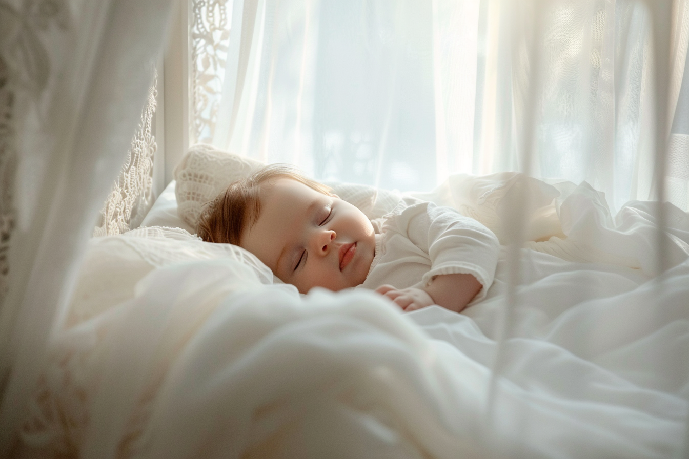 Image gratuite Visage serein du nouveau-né 4