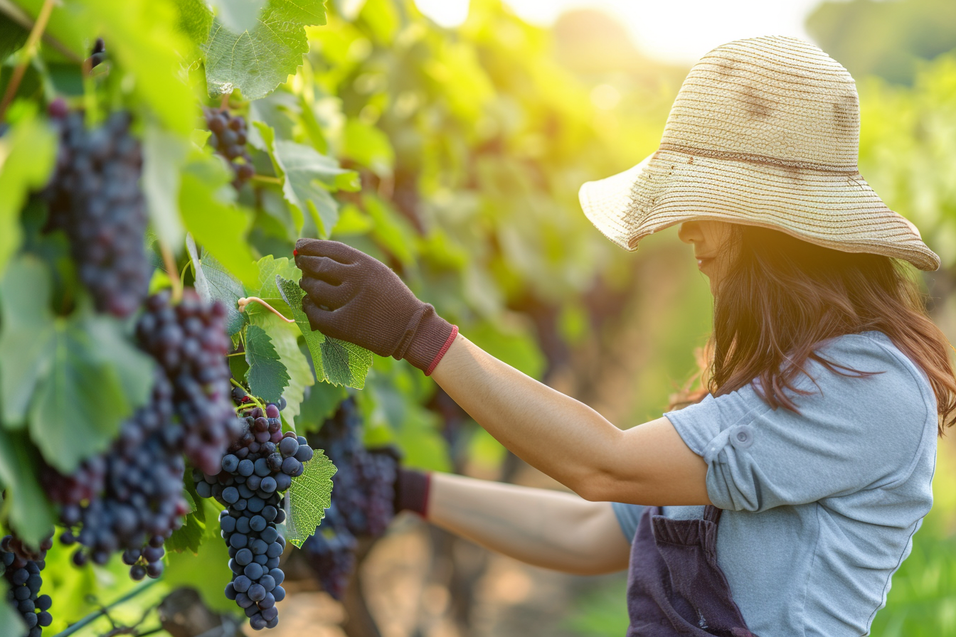 Image gratuite Viticulteur, fond flouté 2