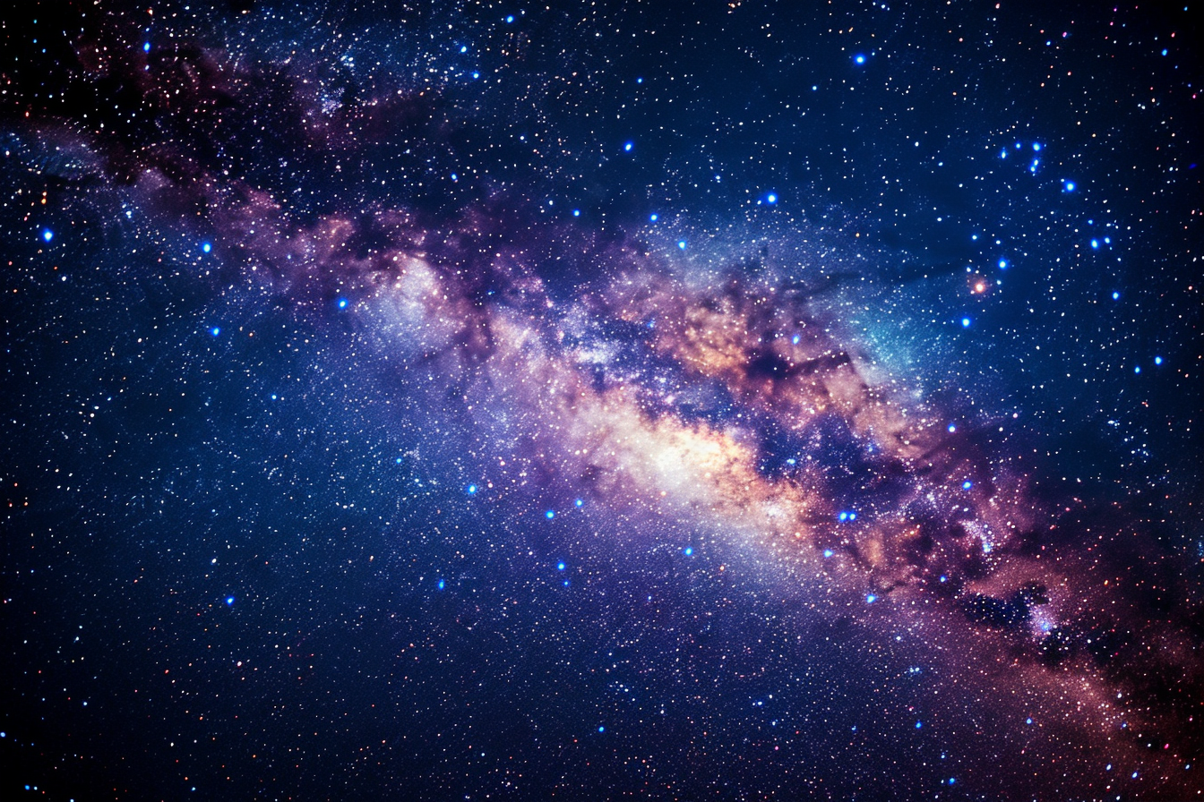 Image gratuite Voie lactée s&rsquo;étendant dans le ciel 1