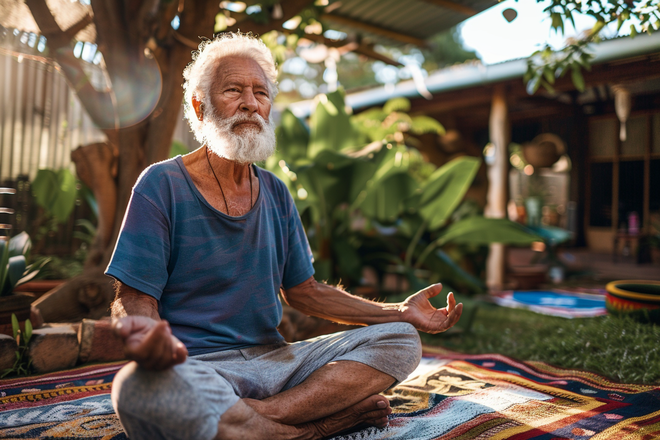 Image gratuite Yoga en plein air 1